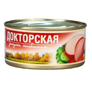 Закуска колбасная "Докторская" (Рузком) ТУ 325 г.*24