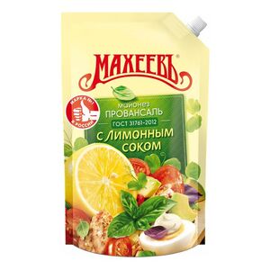 Майонез "Махеевъ" с лимонный соком  ГОСТ 770 г.*10