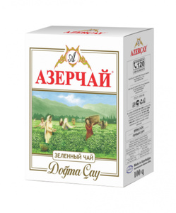 Чай "Азерчай" ЗЕЛЕНЫЙ  Листовой 100 г. *30