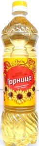 Масло "Горница" подсолнечное рафинированное в/с ГОСТ 0,9 л.*15