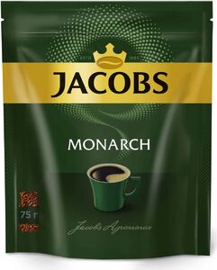 Кофе "Якобс" Монарх пакет 75 г.*12