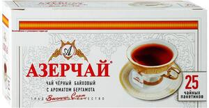 Чай Азерчай БЕРГАМОТ 25пак*2гр.*12