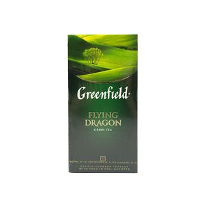 0358-10 Чай "Гринфилд" Флаинг Драгон зеленый 25 пакетов с/я *10