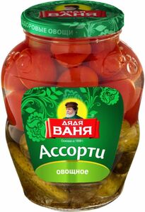 Ассорти овощное "Дядя Ваня" ГОСТ 1,8л.*6