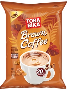 Кофе "Tora Bika Brown coffe"  25,5 г.*20шт. *12