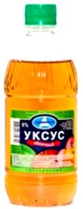 Уксус яблочный  натуральный 6%   0,47 л.*12
