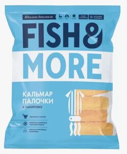 Палочки кальмара в панировке FISH&MORE (0,5кг*10) 1/5кг