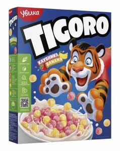 Шарики "TIGORO" УКК клубника-йогурт глазированные коробка 200г*5