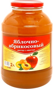Нектар "Сава" Яблочно-Абрикосовый ст/б 2л*4