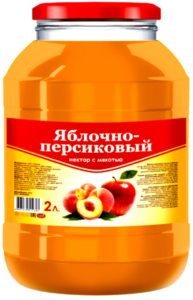 Нектар "Сава" Яблочно-Персиковый ст/б 2л*4