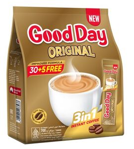 Кофе 3в1 "GOOD DAY " Оригинальный   20г*30+5*12