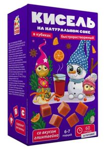 Кисель "Отличная кухня" (Глинтвейн) в кубиках ТУ 200 г. *24