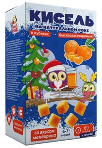 Кисель "Отличная кухня" (Мандарин) в кубиках ТУ 200 г. *24