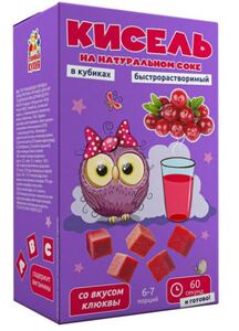 Кисель "Отличная кухня" (Клюква) в кубиках ТУ 200 г. *24