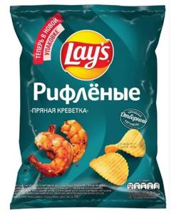 Лейс "Пряная креветка" 105 г.*20 Риф
